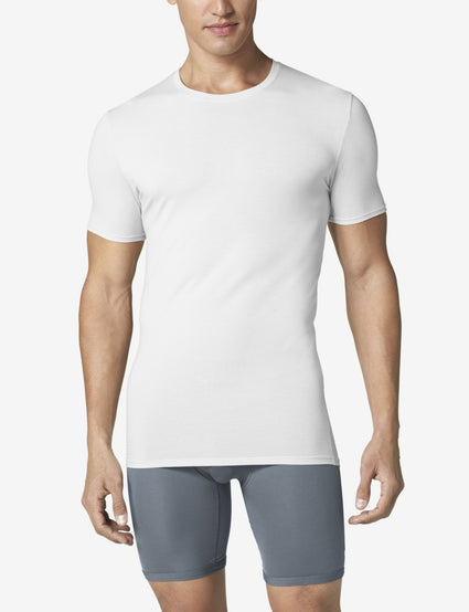 Second Skin Crew Neck Stay-Tucked Undershirt