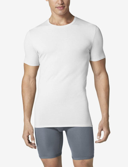 Cool Cotton Crew Neck Stay-Tucked Undershirt