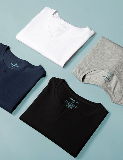 Men's Second Skin Tee Neckline Sampler