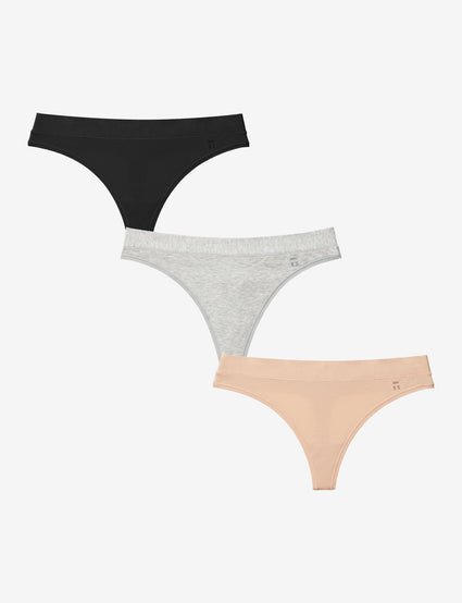 Cool Cotton Thong 3 Pack