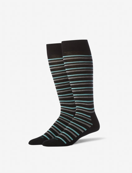 Stripe Stay-Up Dress Sock