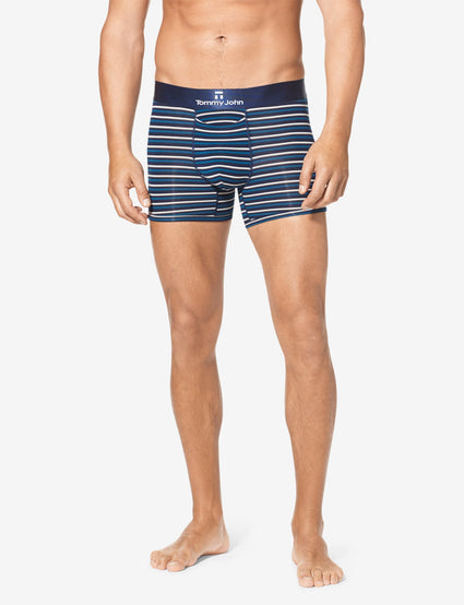 Second Skin Dress Blues Titanium Stripe Trunk
