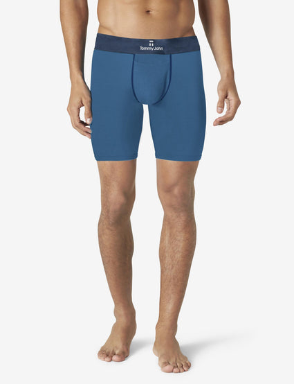 Second Skin Contrast Stitch Boxer Brief