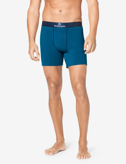 Second Skin Contrast Stitch Relaxed Fit Boxer