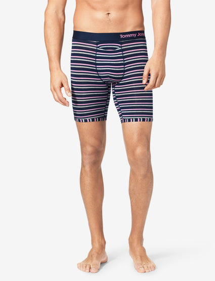Cool Cotton Stripe Boxer Brief