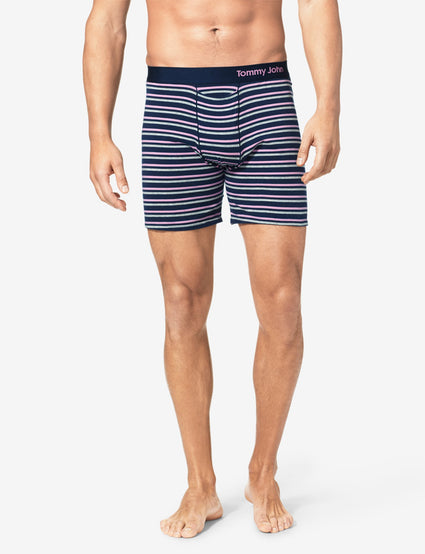 Cool Cotton Stripe Relaxed Fit Boxer