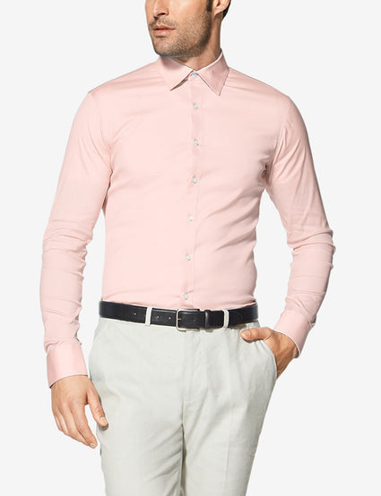 Slim Fit Stay-Tucked Dress Shirt