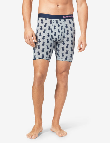 Cool Cotton Pineapple Print Boxer Brief
