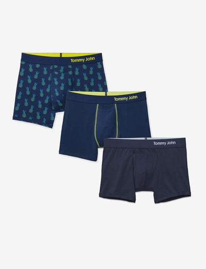 Men's Cool Cotton Trunk Dress Blues Summer Pack
