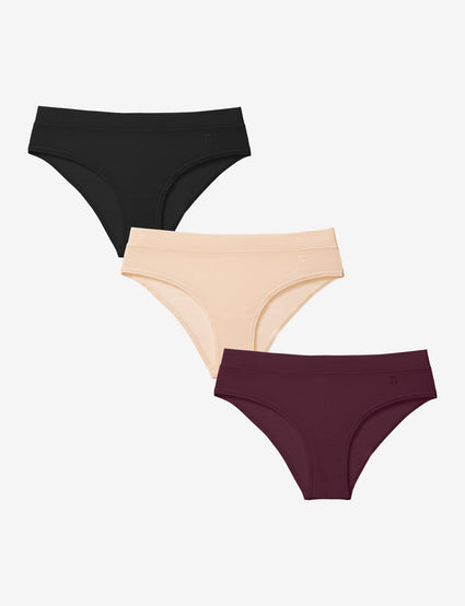 Women's Second Skin Cheeky 3 Pack