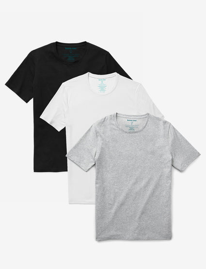 Second Skin Crew Neck Tee 3 Pack