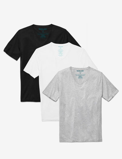 Second Skin V-Neck Tee 3 Pack