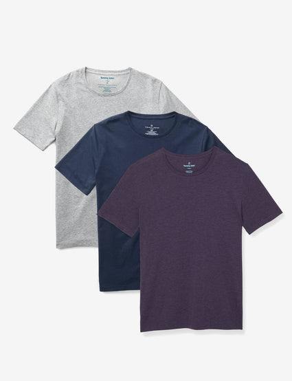 Second Skin Crew Neck Tee Fashion Pack
