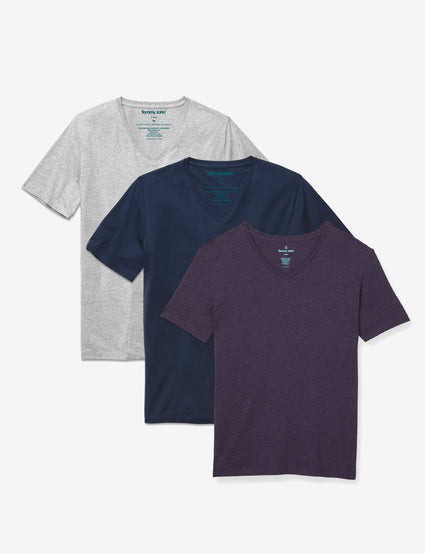 Second Skin V-Neck Tee Fashion Pack