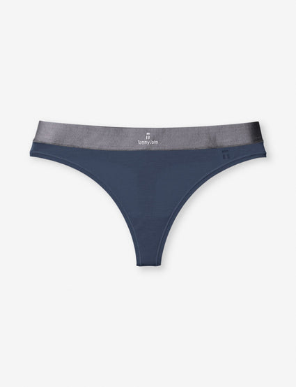 Second Skin Dark Titanium Thong
