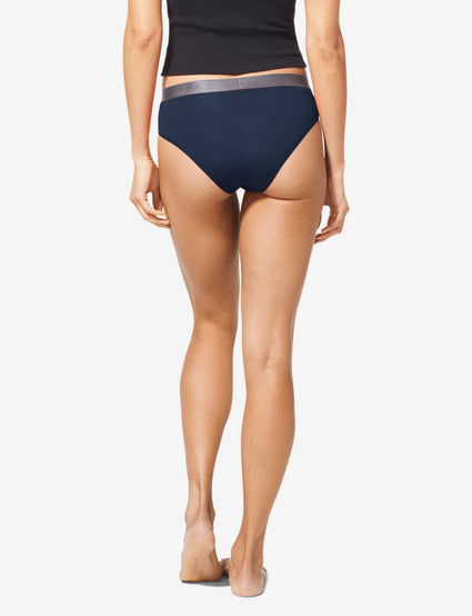 Women's Second Skin Dark Titanium Cheeky