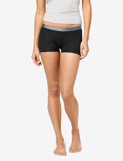 Women's Second Skin Titanium Boyshort