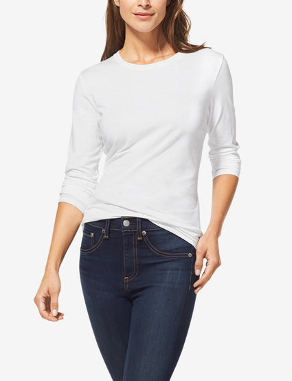 Women's Second Skin Long Sleeve Crew Neck Tee