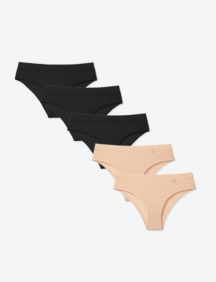 Women's Second Skin Cheeky Basics 5 Pack