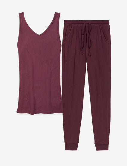 Women's Winetasting Tank & Jogger Lounge Set